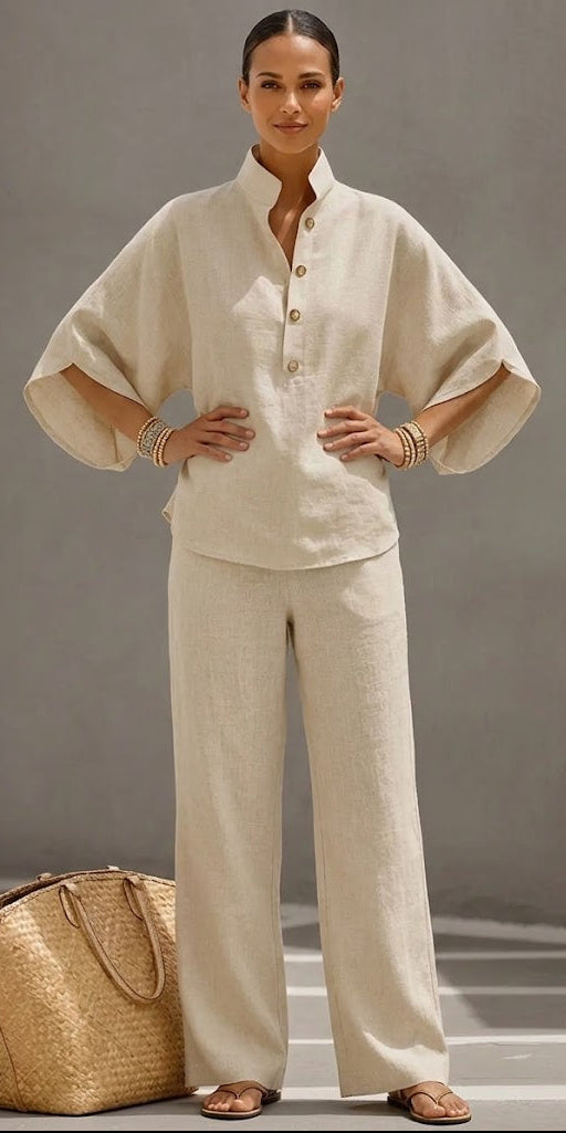 Conjunto Casual Natural Flow para Mujer