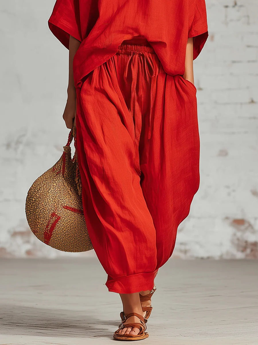Conjunto Carmesí Aura para Mujer