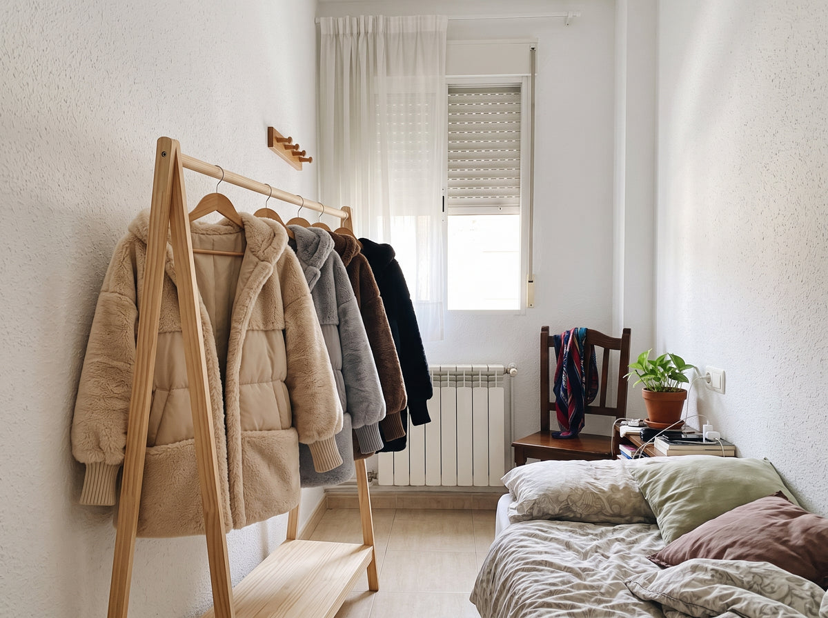 ABRIGO DE INVIERNO | Capucha y texturas combinadas