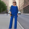 Conjunto Rayen Elegante Chiffon para Mujer
