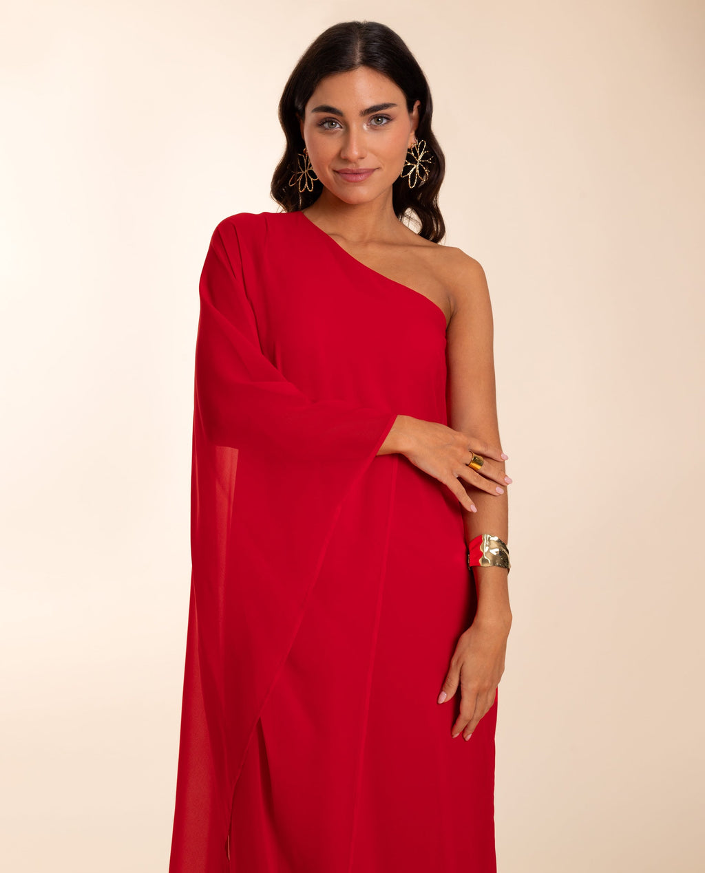 VESTIDO MRS. RIVERA · ROJO