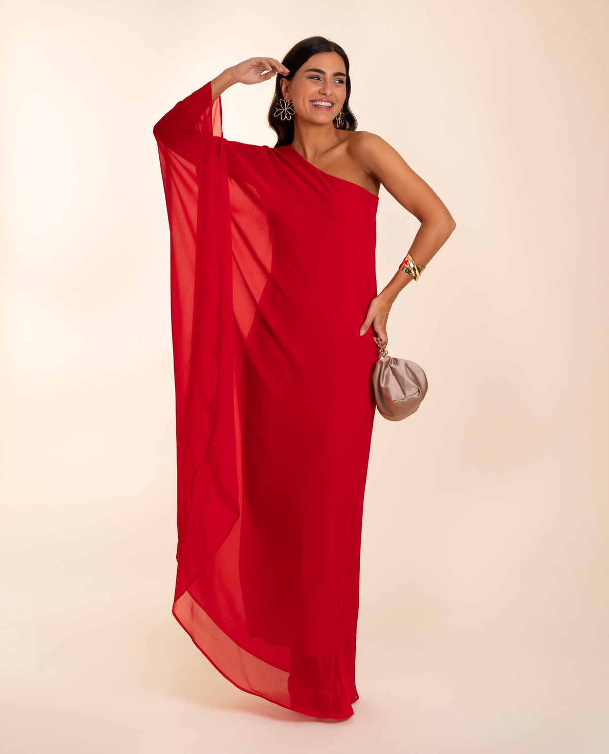 VESTIDO MRS. RIVERA · ROJO