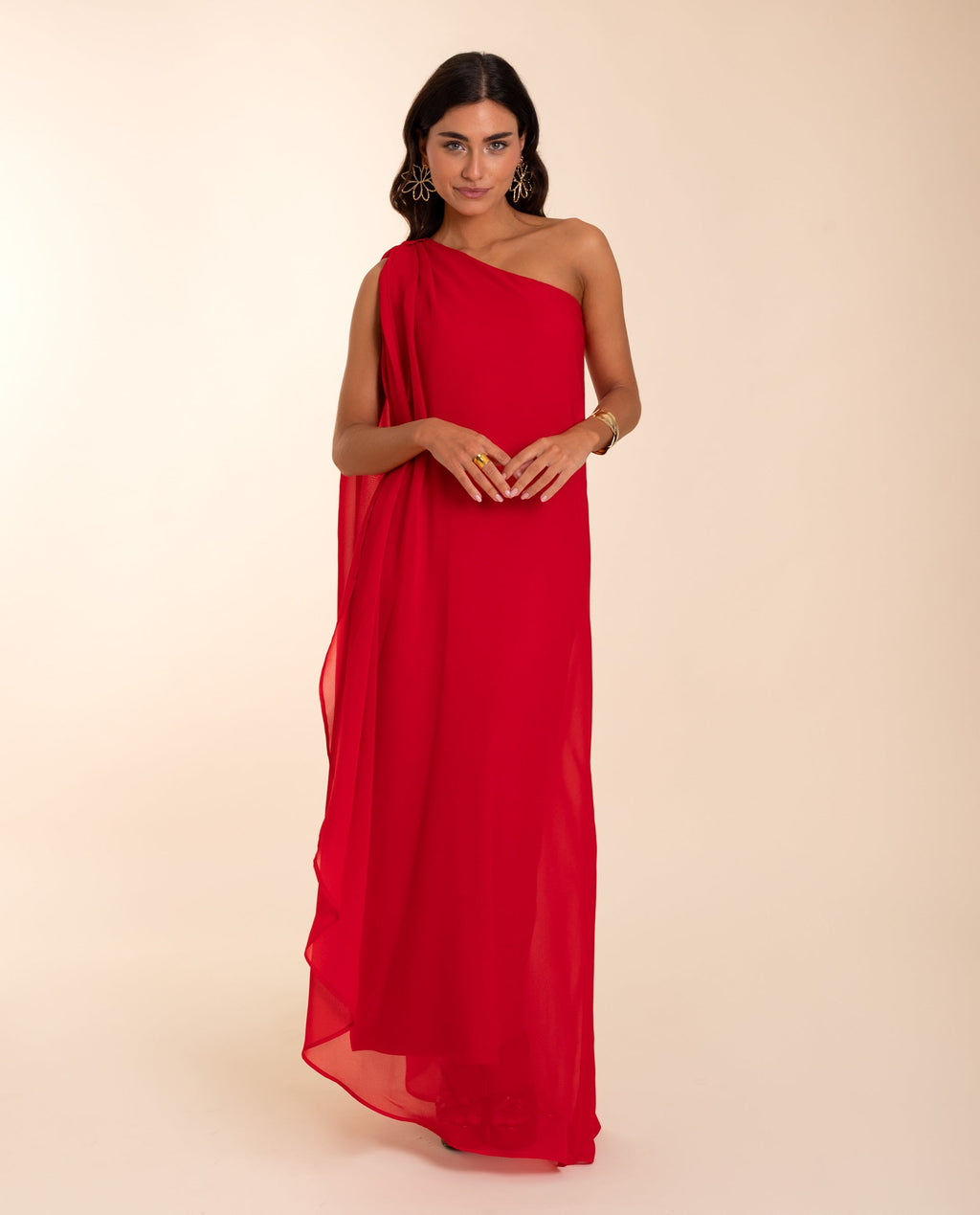 VESTIDO MRS. RIVERA · ROJO