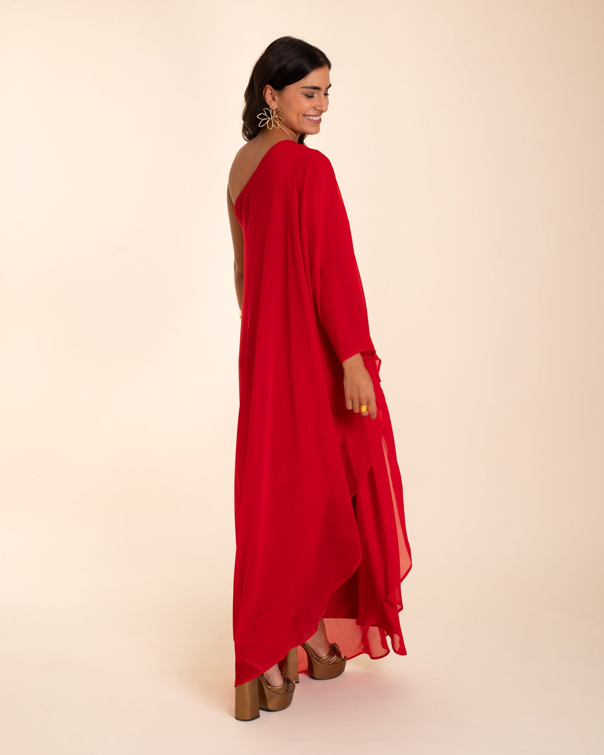 VESTIDO MRS. RIVERA · ROJO