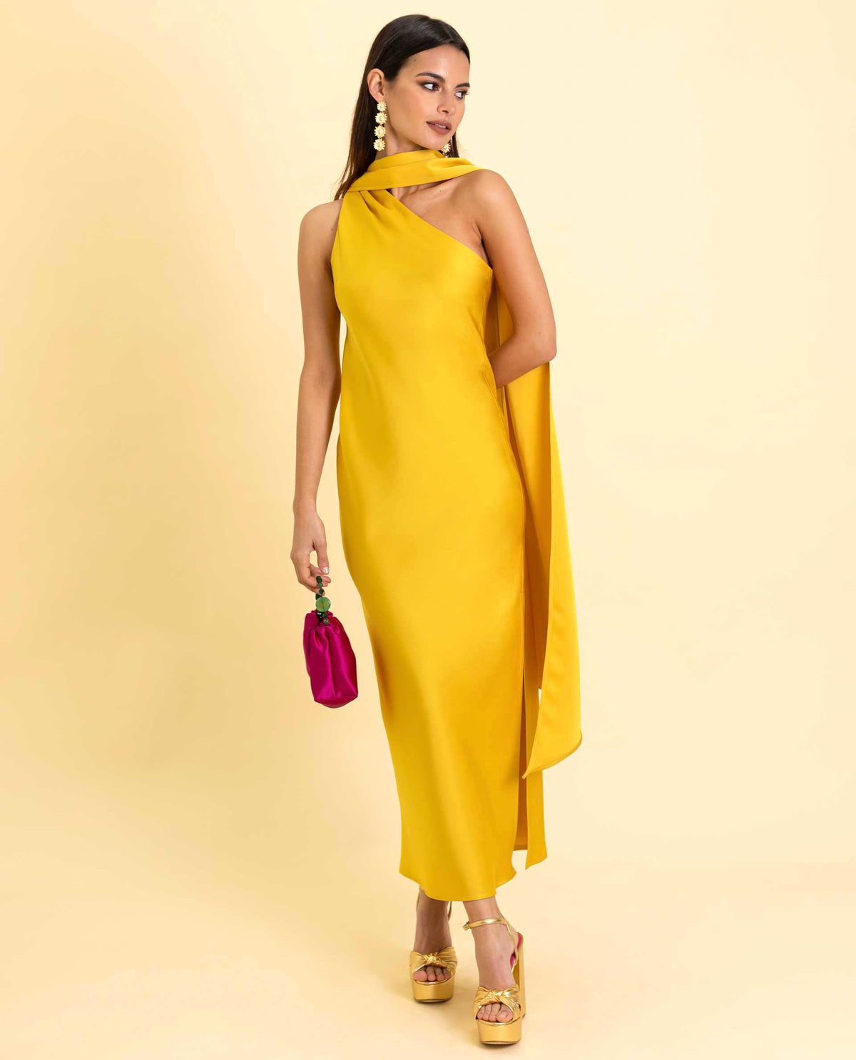 VESTIDO MRS. ABRIL · AMARILLO